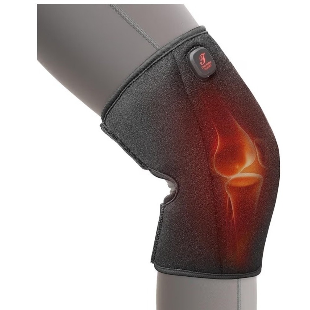 Heated Knee Brace, Cordless Knee Heating Pad for Arthritis, 3 Temperature Modes